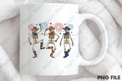 Funny 4th of July Skeleton PNG Product Image 3