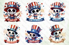 Funny 4th Of July Skeleton Quote Bundle Product Image 2