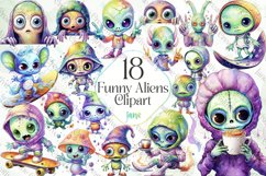 Funny Aliens Sublimation Bundle Product Image 1