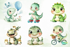 Funny Alligator Clipart Product Image 5