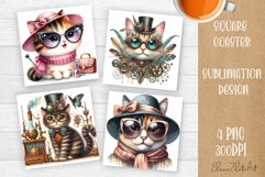 Funny animal Coaster Sublimation |cute animal Product Image 1