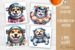 Funny animal Coaster Sublimation |cute animal Product Image 1