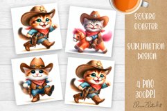 Funny animal Coaster Sublimation |cute animal Product Image 1