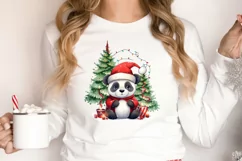 Funny animal christmas clipart Sublimation PNG Product Image 2