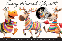 Funny Animal Clipart Sublimation Product Image 1