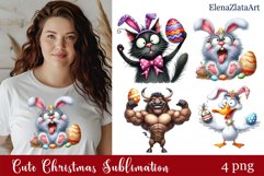 Spring animal Sarcastic easter Clipart Product Image 1