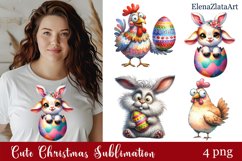 Spring animal Sarcastic easter Clipart Product Image 1
