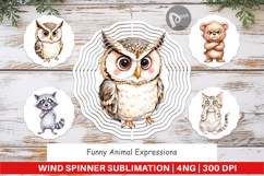 Wind Spinner Funny Animal Faces Product Image 1