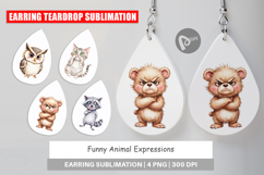 Earring Funny Animal Faces Product Image 1