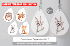 Earring Funny Animal Faces Product Image 1