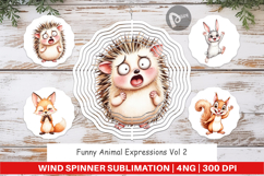 Wind Spinner Funny Animal Faces Product Image 1
