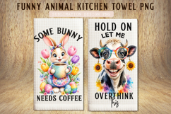 Funny Animal Kitchen Towel PNG Product Image 1