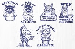 Funny Animal Vintage SVG PNG Bundle | 22 Quirky Designs Product Image 4