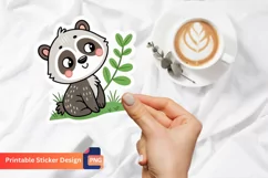 Funny Animal Sticker, Cartoon Animal Sticker, Animal Lovers Product Image 1