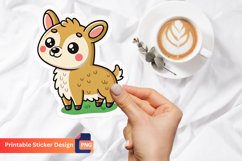 Funny Animal Sticker, Cartoon Animal Sticker, Animal Lovers Product Image 1