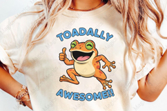 Toadally Awesome!! Sublimation Design Product Image 1