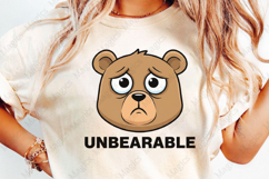 Unbearable Sublimation Design Product Image 1