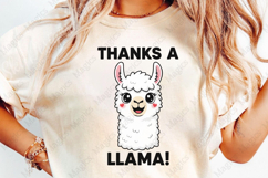 Thanks a Llama! Sublimation Design Product Image 1