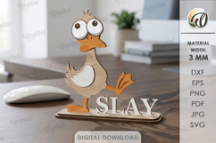 Funny Animals Stands Bundle Laser Cut. Stand Decor SVG Product Image 9
