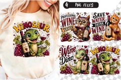 Funny Animals Wine Clipart Product Image 1