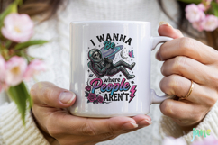 Funny Antisocial Skulls PNG Sublimation Bundle Product Image 6