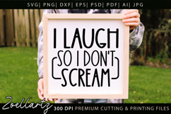 Funny Mental Health SVG Sarcastic Anxiety T-shirt Mug Design Product Image 2