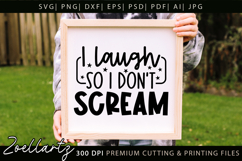 Funny Mental Health SVG Sarcastic Anxiety T-shirt Mug Design Product Image 2