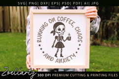 Funny Mental Health SVG Sarcastic Anxiety T-shirt Mug Design Product Image 5