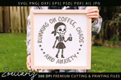 Funny Mental Health SVG Sarcastic Anxiety T-shirt Mug Design Product Image 5