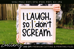 Funny Mental Health SVG Sarcastic Anxiety T-shirt Mug Design Product Image 2