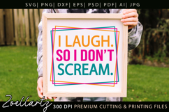 Funny Mental Health SVG Sarcastic Anxiety T-shirt Mug Design Product Image 4