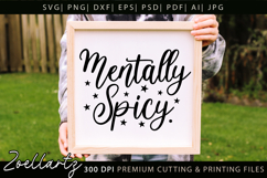 Sarcastic Mental Health SVG Funny Anxiety T-shirt Mug Design Product Image 3