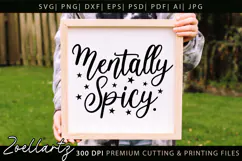 Sarcastic Mental Health SVG Funny Anxiety T-shirt Mug Design Product Image 3