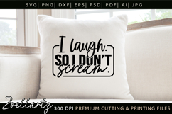 Funny Mental Health SVG Sarcastic Anxiety T-shirt Mug Design Product Image 2