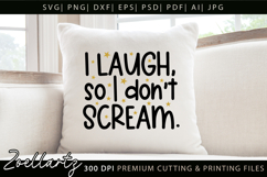Funny Mental Health SVG Sarcastic Anxiety T-shirt Mug Design Product Image 3