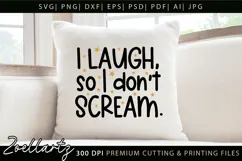 Funny Mental Health SVG Sarcastic Anxiety T-shirt Mug Design Product Image 3