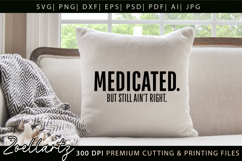 Funny Mental Health SVG Sarcastic Anxiety T-shirt Mug Design Product Image 4
