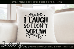 Funny Mental Health SVG Sarcastic Anxiety T-shirt Mug Design Product Image 2