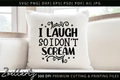 Funny Mental Health SVG Sarcastic Anxiety T-shirt Mug Design Product Image 2