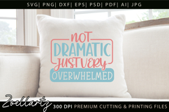 Funny Mental Health SVG Sarcastic Anxiety T-shirt Mug Design Product Image 2