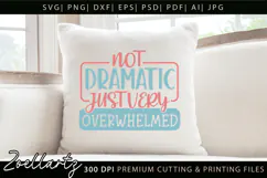 Funny Mental Health SVG Sarcastic Anxiety T-shirt Mug Design Product Image 2