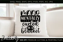 Funny Mental Health SVG Sarcastic Anxiety T-shirt Mug Design Product Image 2