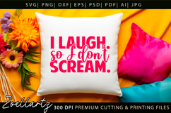 Funny Mental Health SVG Sarcastic Anxiety T-shirt Mug Design Product Image 6