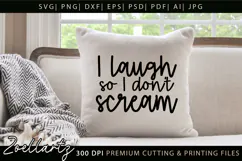 Funny Mental Health SVG Sarcastic Anxiety T-shirt Mug Design Product Image 3