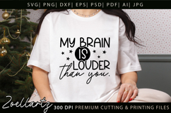 Sarcastic Mental Health SVG Funny Overwhelmed Anxiety SVG Product Image 1