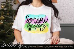 Funny Mental Health Sublimation Design Sarcastic Anxiety PNG Product Image 1