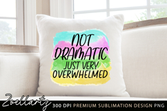 Sarcastic Mental Health Sublimation Design Funny Anxiety PNG Product Image 2