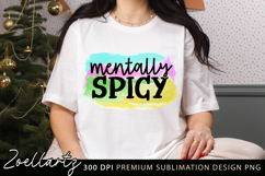 Sarcastic Mental Health Sublimation Design Funny Anxiety PNG Product Image 1