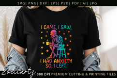 Funny Mental Health SVG Sarcastic Anxiety T-shirt Mug Design Product Image 12