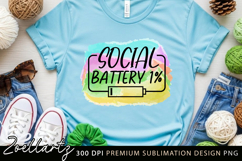 Sarcastic Mental Health Sublimation Design Funny Anxiety PNG Product Image 2